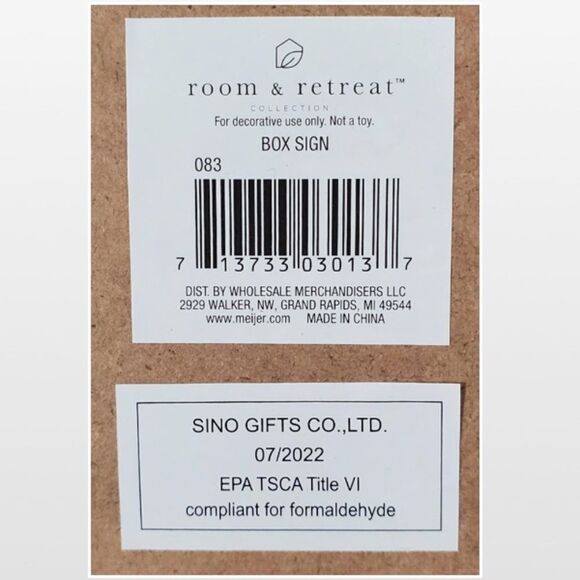 New Wood Framed Brown Cork Picture Box Sign Décor - Picture 12 of 14